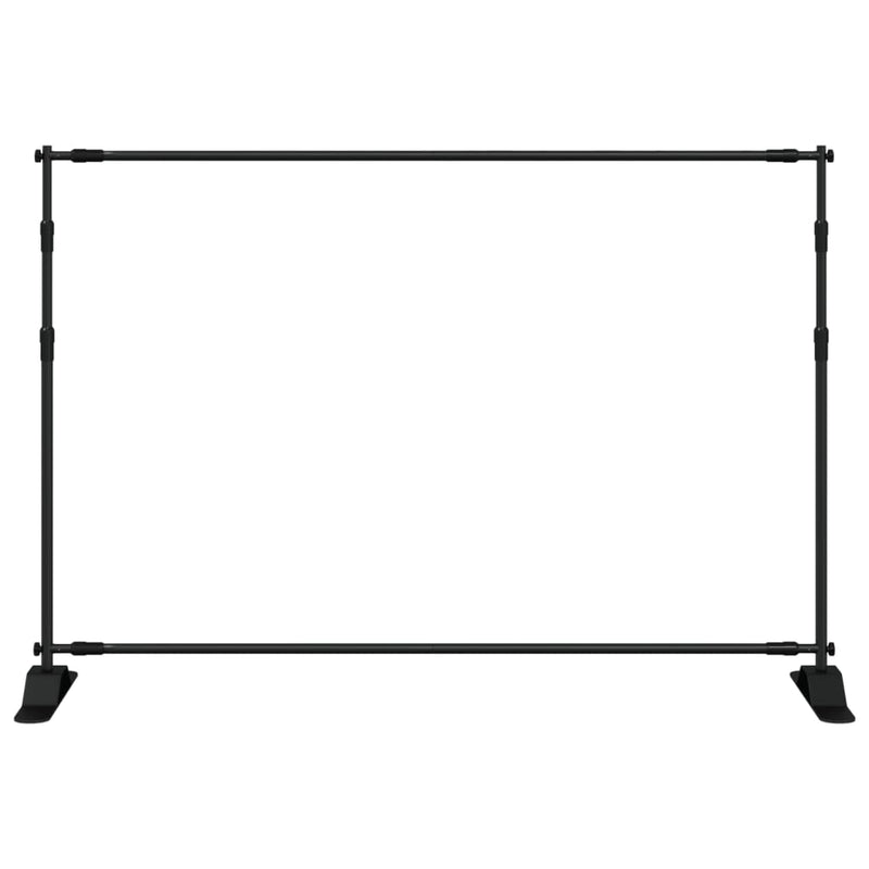 Load image into Gallery viewer, Vidaxl achtergrondstandaard 305x243 cm staal zwart