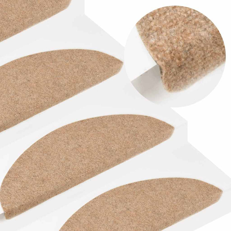 Load image into Gallery viewer, Vidaxl trapmatten zelfklevend 10 st 56x17x3 cm beige