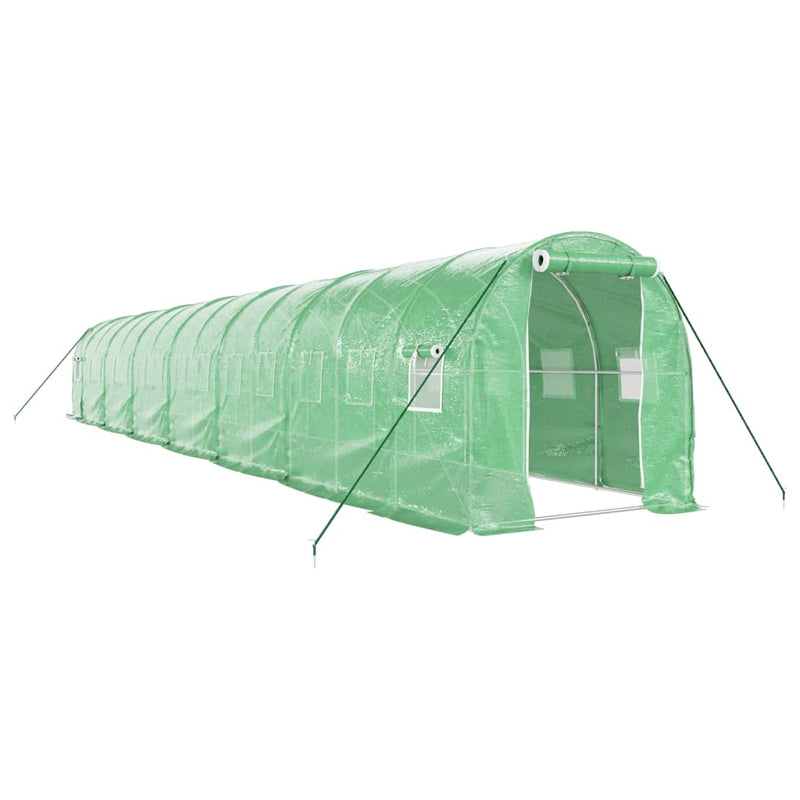 Load image into Gallery viewer, VidaXL Tuinkas met stalen frame 28 m² 14x2x2 m groen