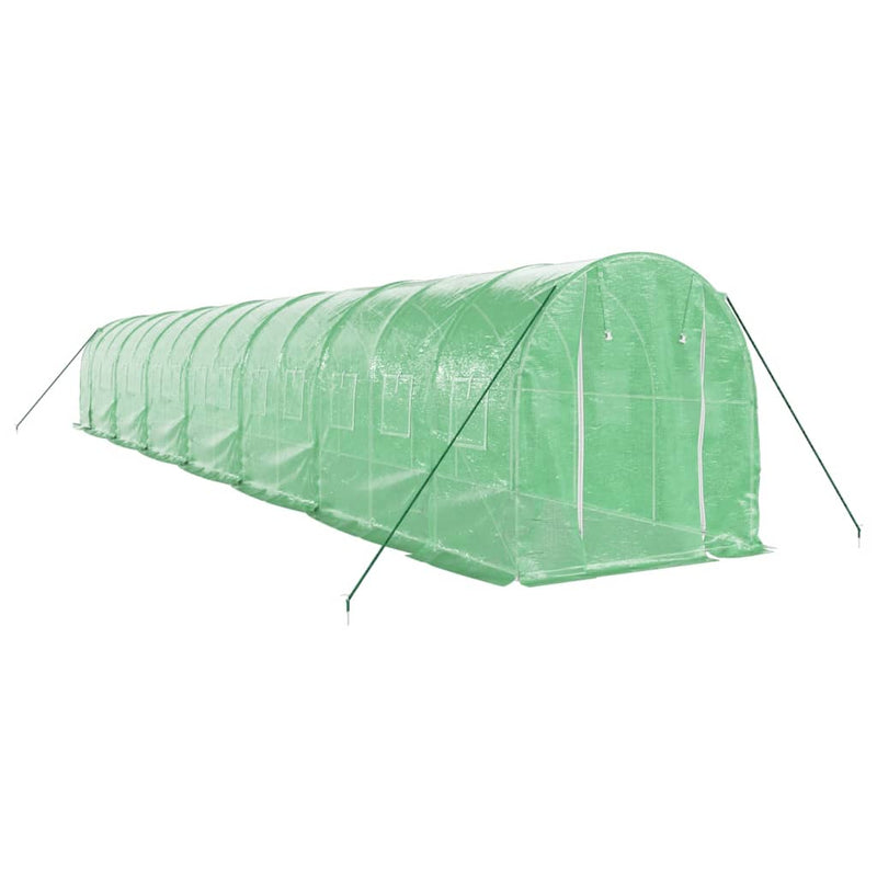 Load image into Gallery viewer, VidaXL Tuinkas met stalen frame 28 m² 14x2x2 m groen