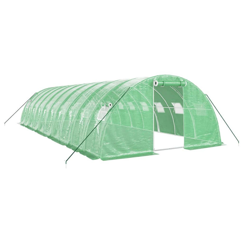 Load image into Gallery viewer, VidaXL Tuinkas met stalen frame 40 m² 10x4x2 m groen