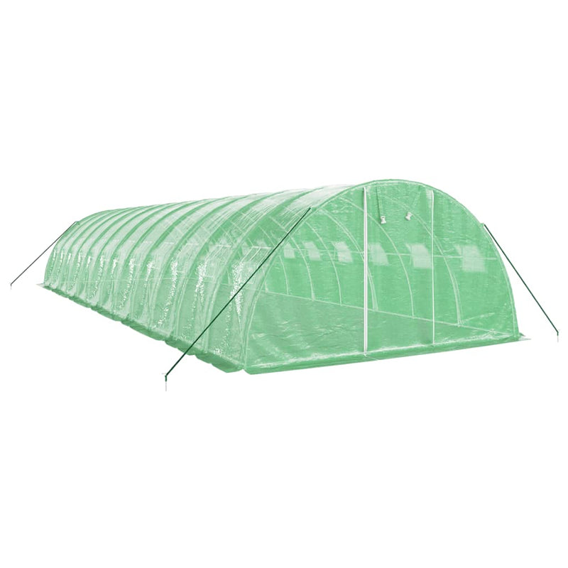 Load image into Gallery viewer, VidaXL Tuinkas met stalen frame 48 m² 12x4x2 m groen