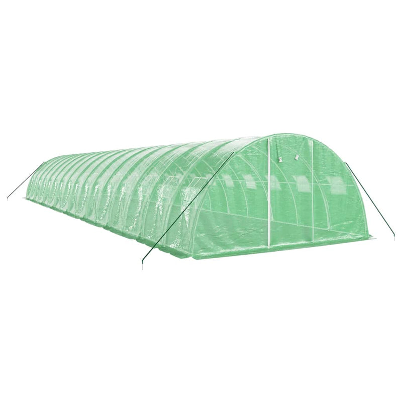 Load image into Gallery viewer, VidaXL Tuinkas met stalen frame 64 m² 16x4x2 m groen