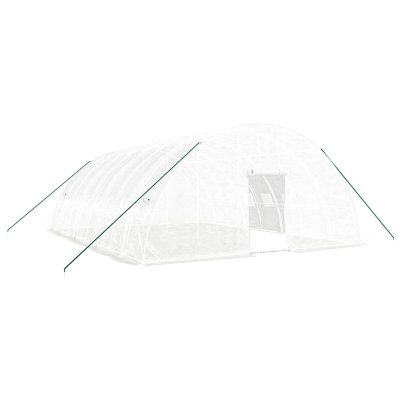 Load image into Gallery viewer, VidaXL Tuinkas met stalen frame 48 m² 8x6x2,85 m wit