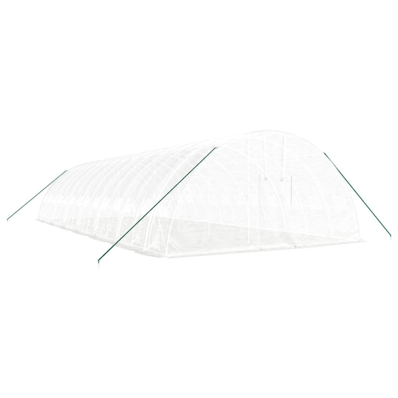 Load image into Gallery viewer, VidaXL Tuinkas met stalen frame 84 m² 14x6x2,85 m wit