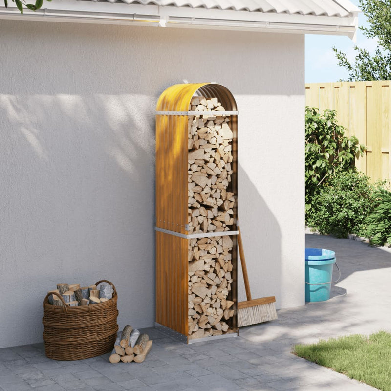 Load image into Gallery viewer, Vidaxl haardhoutopslag 40x45x170 cm gegalvaniseerd staal houtlook
