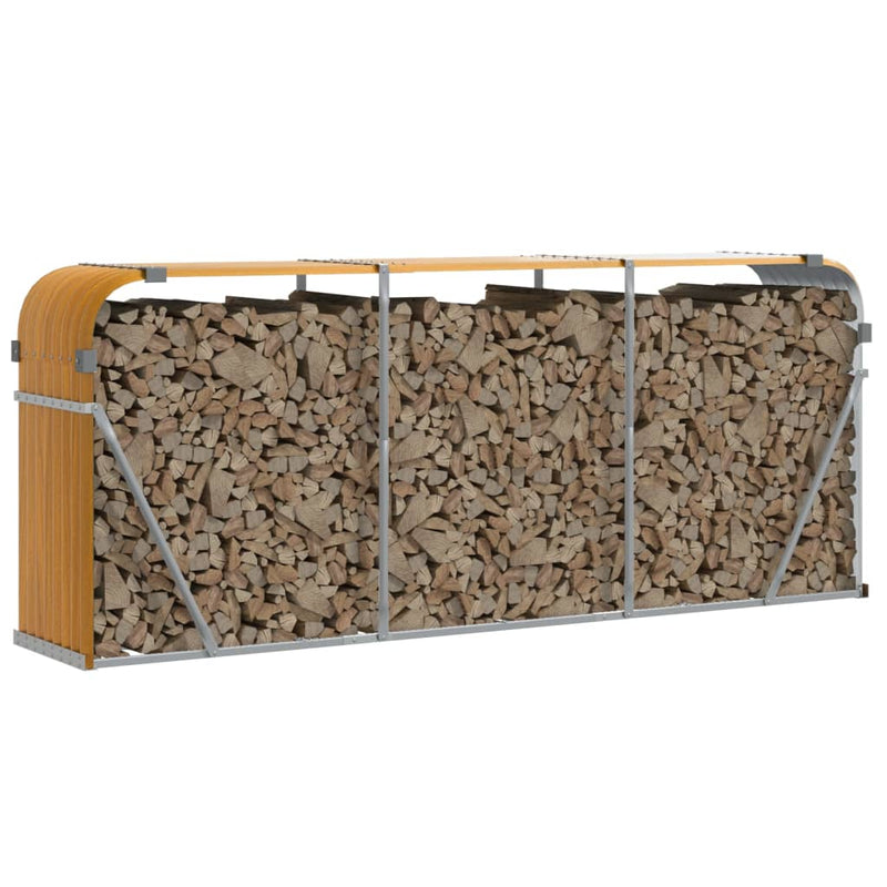 Load image into Gallery viewer, Vidaxl haardhoutopslag 234x45x100 cm gegalvaniseerd staal houtlook