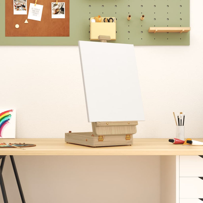 Load image into Gallery viewer, Vidaxl tafelezel 27x43x68 cm massief grenenhout