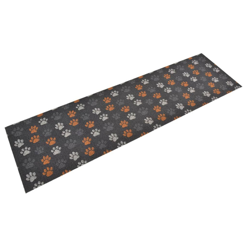 Load image into Gallery viewer, Vidaxl keukenmat wasbaar potenprint 45x150 cm fluweel