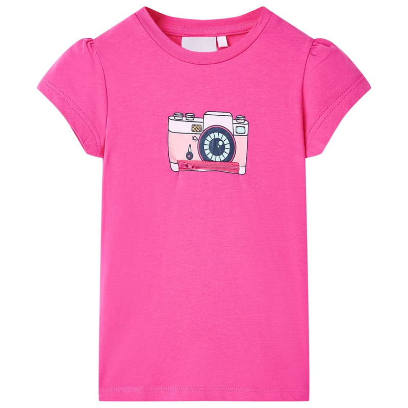 Load image into Gallery viewer, VidaXL Kindershirt 128 donkerroze