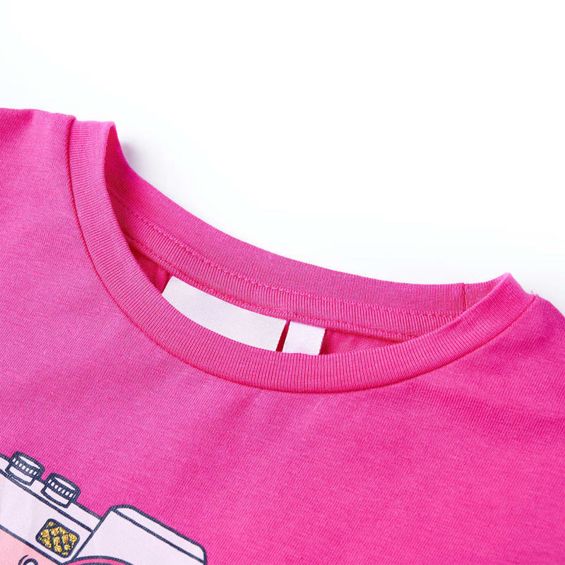 Load image into Gallery viewer, VidaXL Kindershirt 128 donkerroze