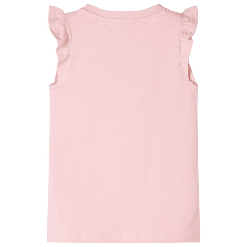 Load image into Gallery viewer, VidaXL Kindershirt met ruches aan de mouwen 128 lichtroze