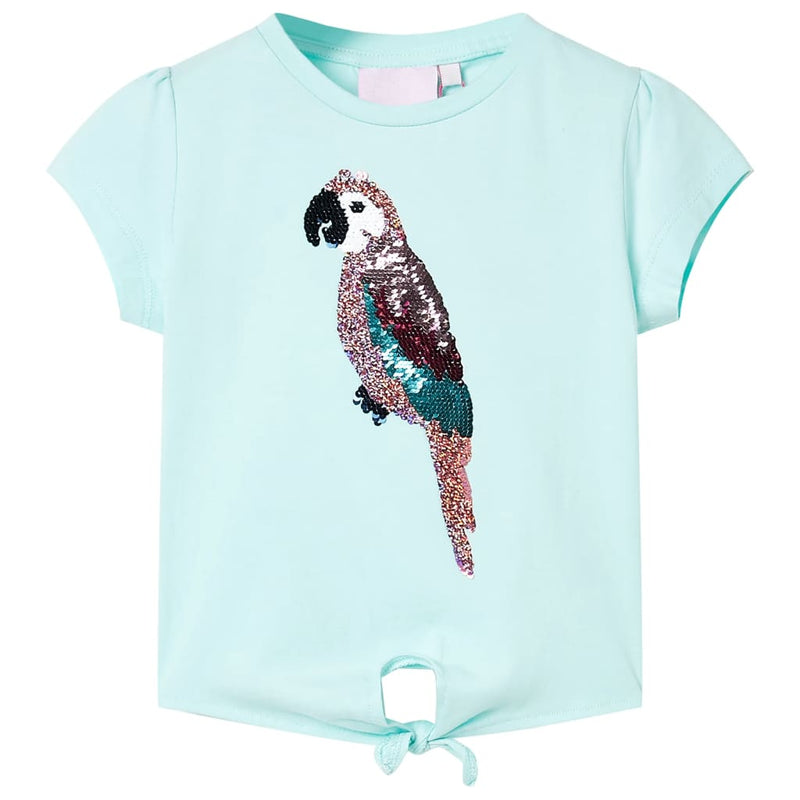 Load image into Gallery viewer, VidaXL Kindershirt 116 lichtzeeblauw