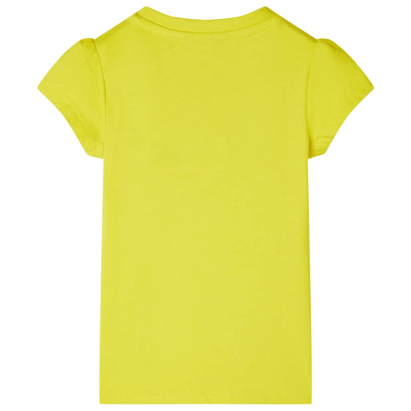 Load image into Gallery viewer, VidaXL Kindershirt met kapmouwen 116 felgeel