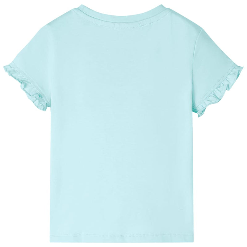 Load image into Gallery viewer, VidaXL Kindershirt met korte mouwen 140 lichtzeeblauw