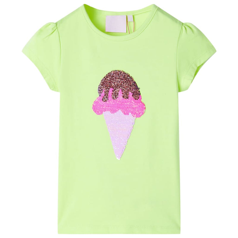 ギャラリービューアに画像をロードする, Vidaxl kindershirt 128 neongeel