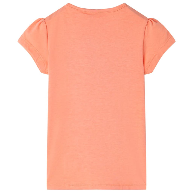Load image into Gallery viewer, VidaXL Kindershirt 116 neonoranje