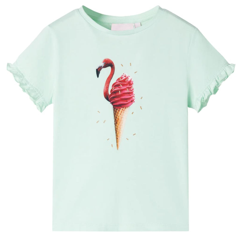 Load image into Gallery viewer, Vidaxl kindershirt 140 lichtmint
