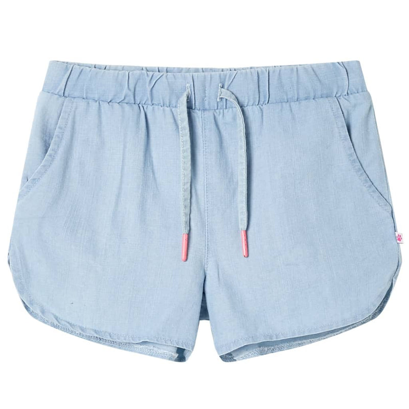 Load image into Gallery viewer, VidaXL Kindershorts 104 zachtdenimblauw