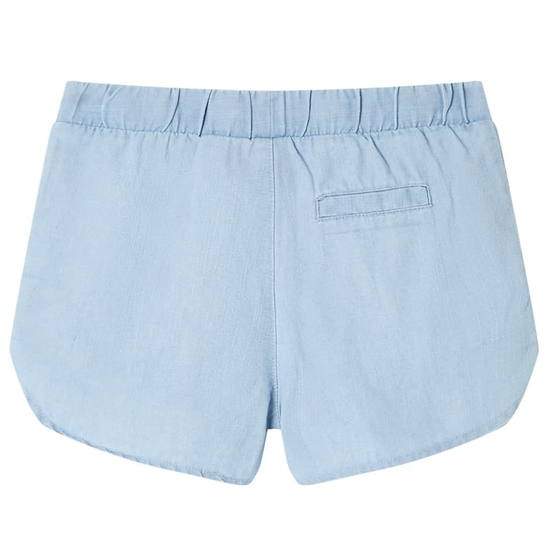 Load image into Gallery viewer, Vidaxl kindershorts 140 zachtdenimblauw