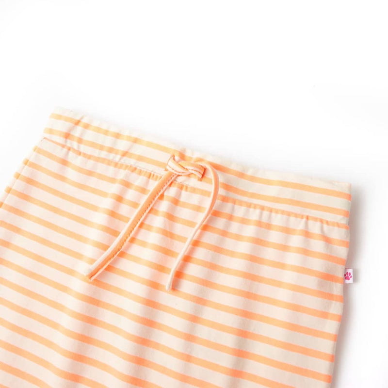 Load image into Gallery viewer, VidaXL Kinderrokje recht met strepen 104 fluorescerend oranje