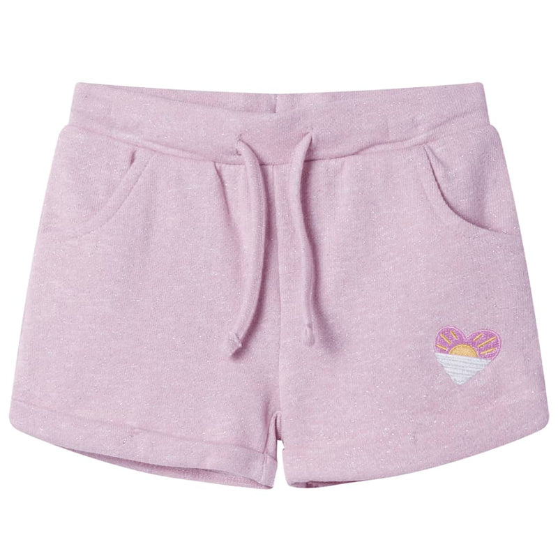 Afbeelding laden in galerijviewer, Vidaxl kindershorts met trekkoord 140 gemengd lila