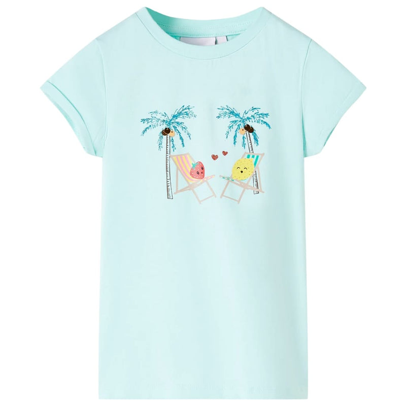 Load image into Gallery viewer, Vidaxl kindershirt 140 lichtzeeblauw