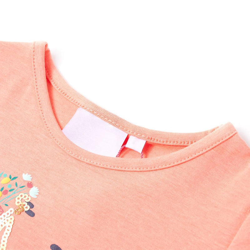Chargez l'image dans la visionneuse de la galerie, Vidaxl kindershirt 140 neonkoraalkleurig