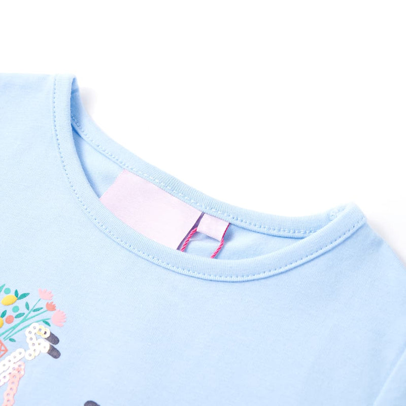 Load image into Gallery viewer, Vidaxl kindershirt 116 lichtblauw