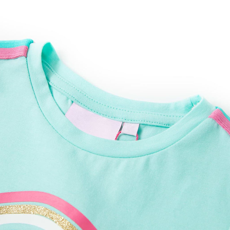 Afbeelding laden in galerijviewer, Vidaxl kindershirt 116 lichtmint