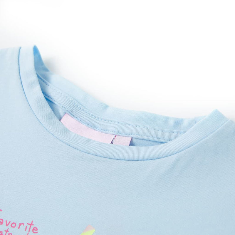 ギャラリービューアに画像をロードする, Vidaxl kindershirt 116 zachtblauw