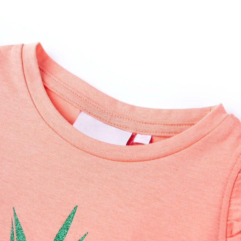 Load image into Gallery viewer, VidaXL Kindershirt 92 neonkoraal
