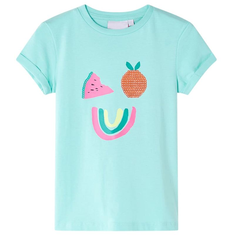 Load image into Gallery viewer, Vidaxl kindershirt 128 lichtmint
