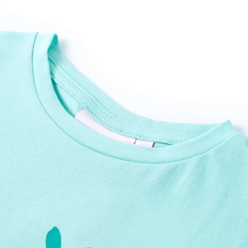 Load image into Gallery viewer, Vidaxl kindershirt 128 lichtmint