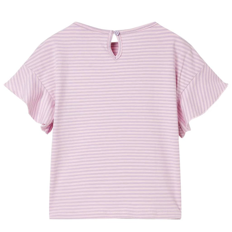 Load image into Gallery viewer, VidaXL Kindershirt met mouwen met ruches 128 lila