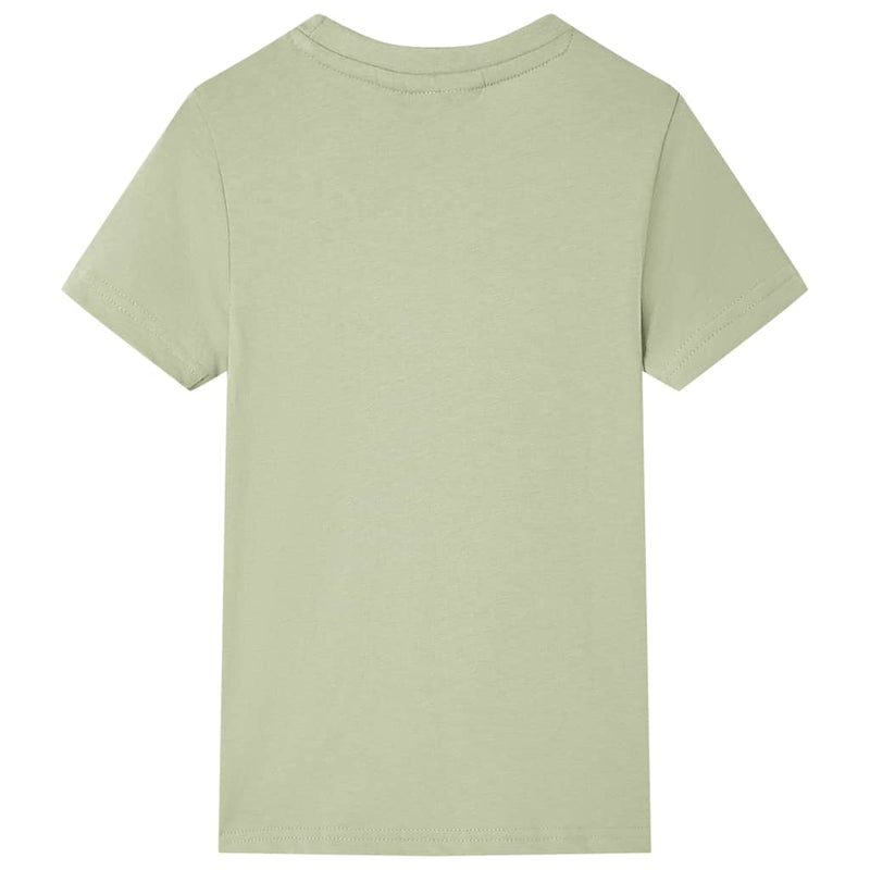 Load image into Gallery viewer, VidaXL Kindershirt met korte mouwen 104 lichtkakikleurig