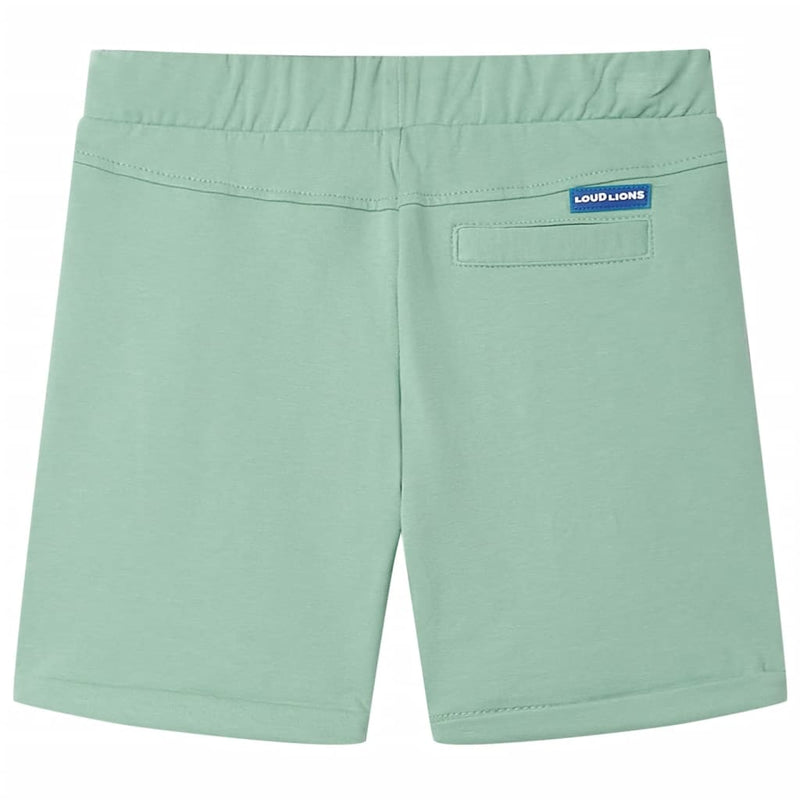 Load image into Gallery viewer, Vidaxl kindershorts met trekkoord 104 lichtkaki