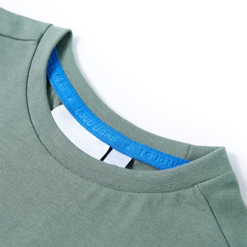 Chargez l'image dans la visionneuse de la galerie, Vidaxl kindershirt 128 kakikleurig