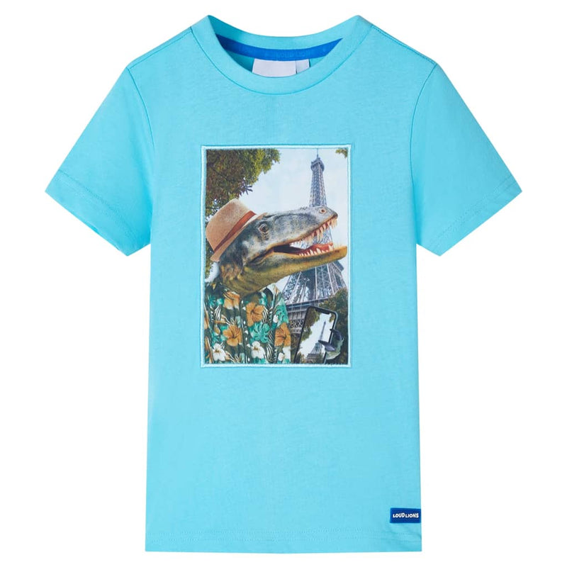Laden Sie das Bild in Galerie -Viewer, VidaXL Kindershirt 116 zeeblauw