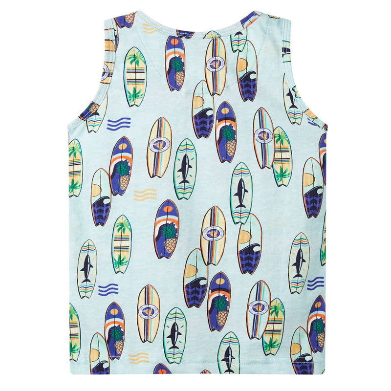 Load image into Gallery viewer, Vidaxl kindertopje 116 gemêleerd zachtblauw