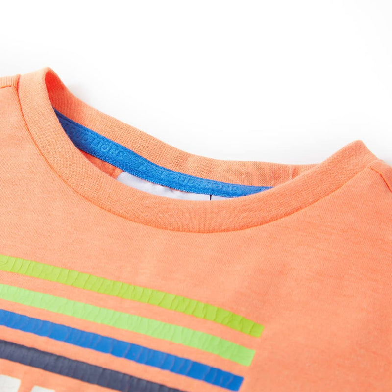 Load image into Gallery viewer, Vidaxl kindershirt 128 neonoranje