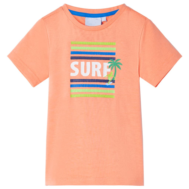 Load image into Gallery viewer, Vidaxl kindershirt 140 neonoranje