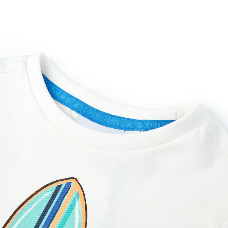 Load image into Gallery viewer, Vidaxl kindershirt met korte mouwen 128 ecru