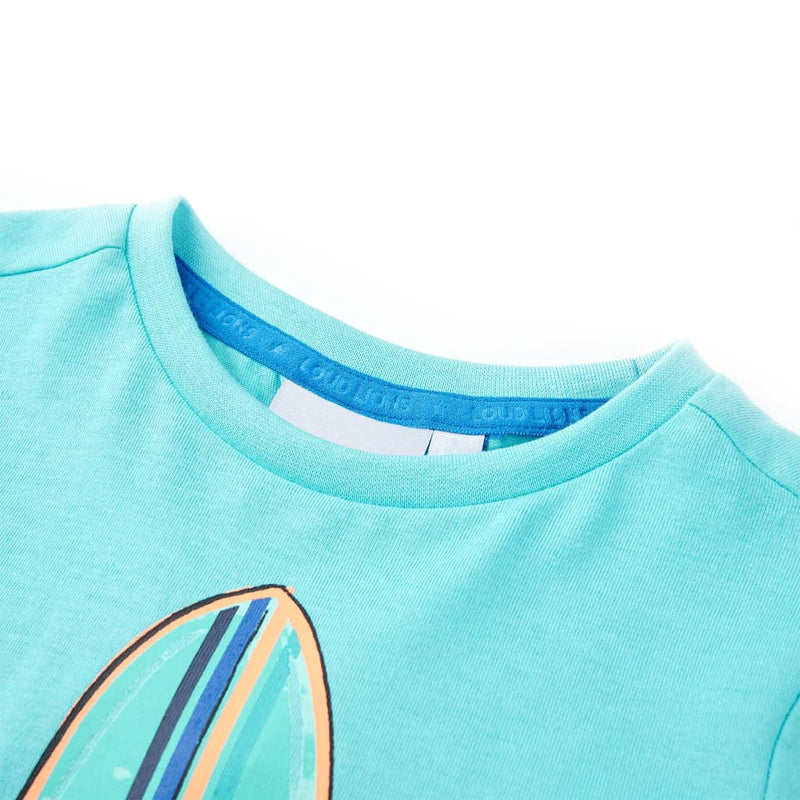 Load image into Gallery viewer, Vidaxl kindershirt met korte mouwen 140 zeeblauw
