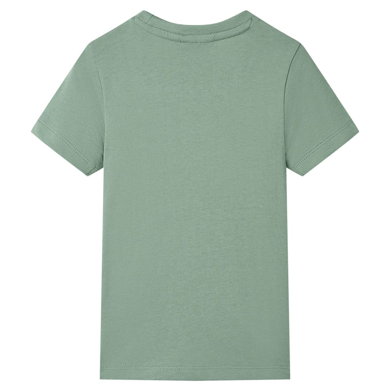 Load image into Gallery viewer, VidaXL Kindershirt met korte mouwen 104 kakikleurig