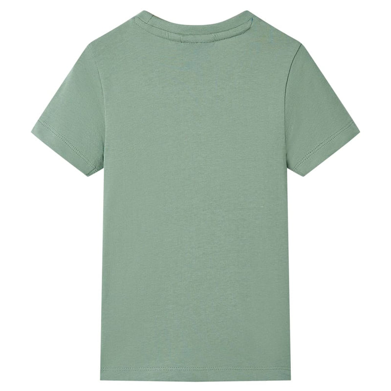 Load image into Gallery viewer, VidaXL Kindershirt met korte mouwen 140 kakikleurig