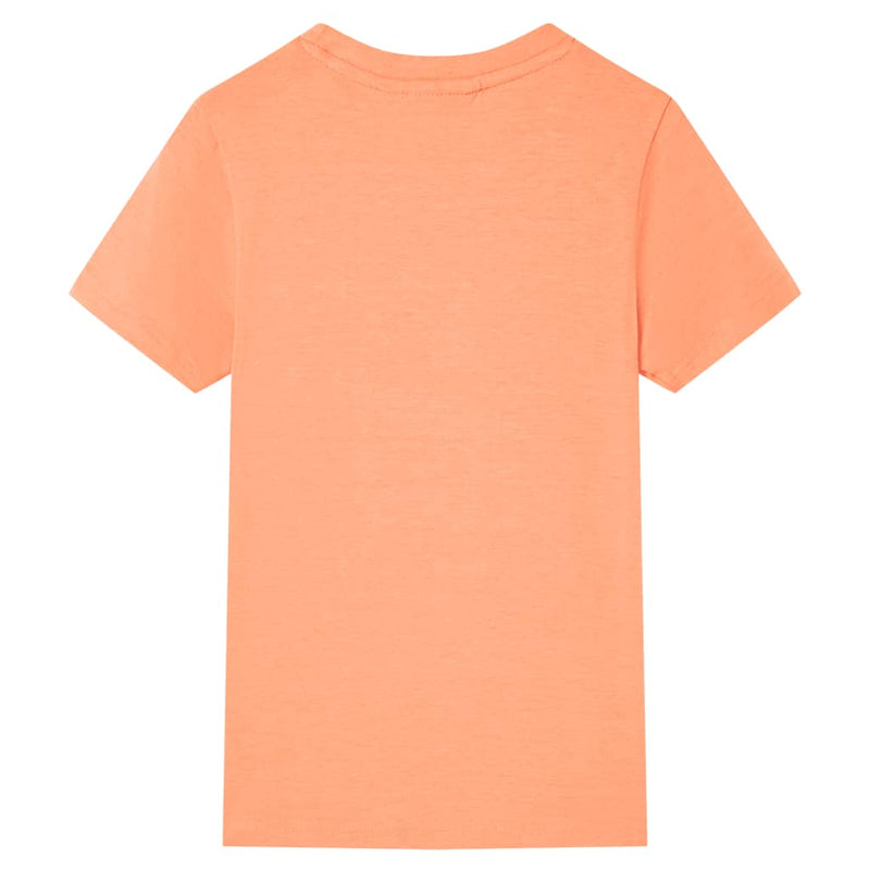 Load image into Gallery viewer, VidaXL Kindershirt met korte mouwen 92 neonoranje