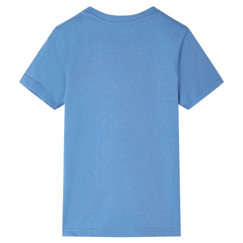 Load image into Gallery viewer, VidaXL Kindershirt met korte mouwen 104 middenblauw