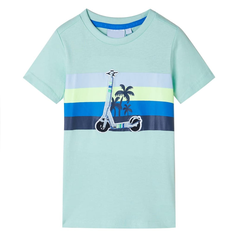 Load image into Gallery viewer, Vidaxl kindershirt 140 lichtmint