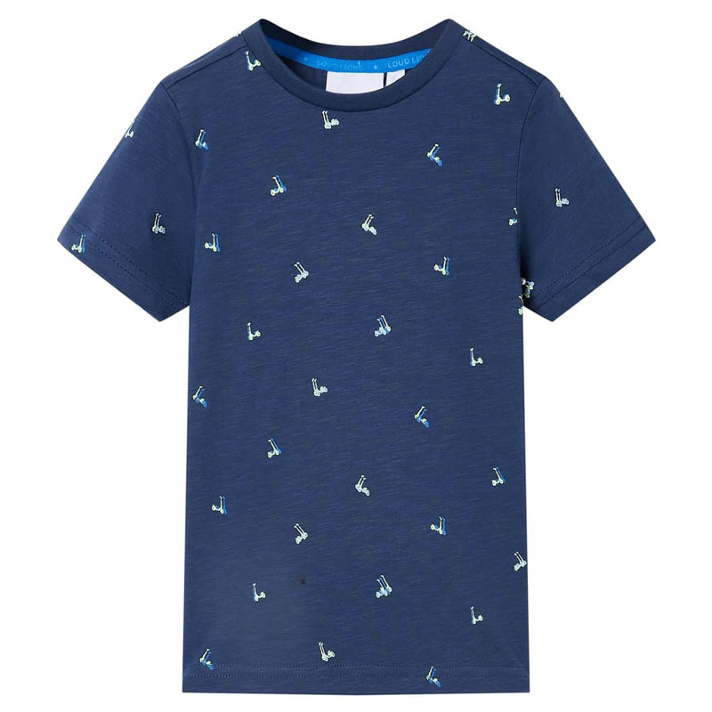Load image into Gallery viewer, VidaXL Kindershirt 116 donkerblauw